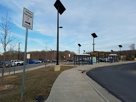 Photo: Harmony Park & Ride lot