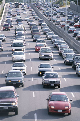 Photo: highway traffic
